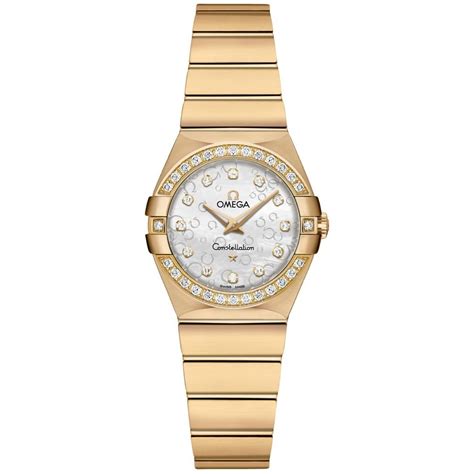 omega women's sports watch|women's omega constellation diamond watch.